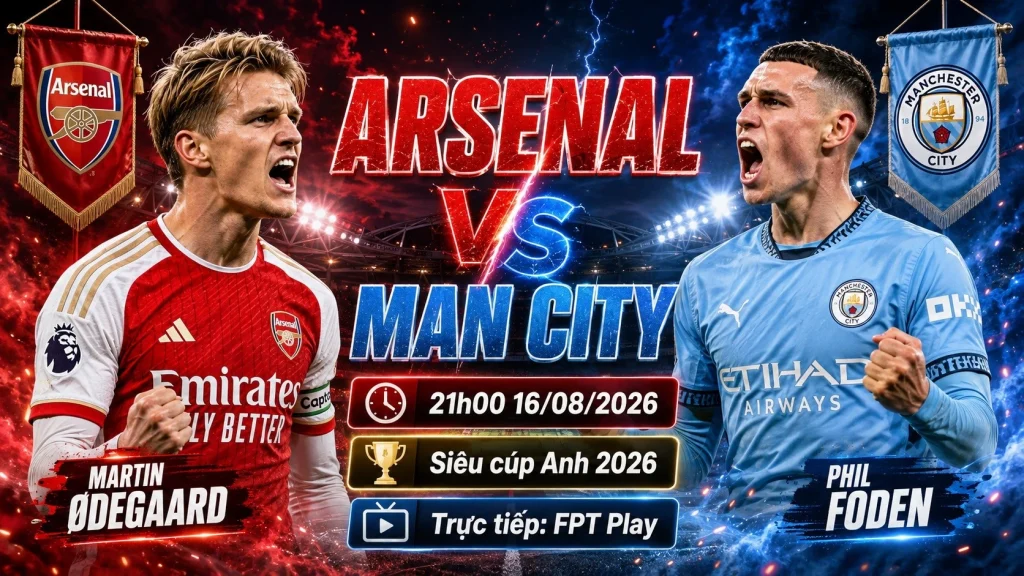 Nhận định Arsenal vs Man City: Siêu cúp Anh 2026 và góc nhìn OK9 7 Nhận định Arsenal vs Man City: Siêu cúp Anh 2026 và góc nhìn OK9